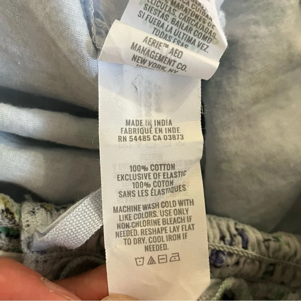 Aerie Floral Mini Dress - Blue and White - Picture 8 of 8